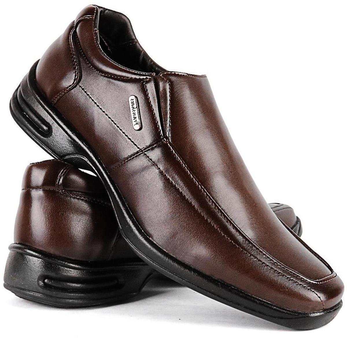 Menor preço em Sapato Masculino Social Elástico Bico Quadrado Conforto