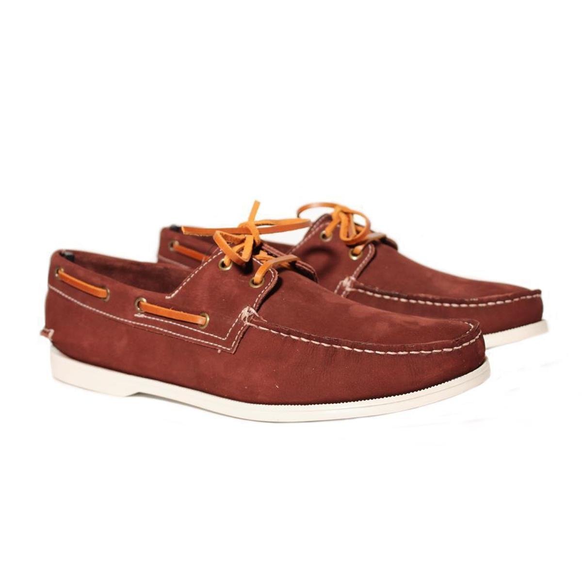 Sapato Mocassim Dockside Masculino Leve Casual Conforto - Vermelho Escuro |  Netshoes