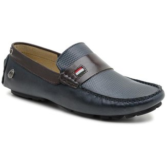 Sapato Mocassim em Couro Masculino Vitara