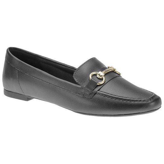 Sapato Mocassim Mania De Mulher Oxford Feminino - Preto Menor preço em Sapato Mocassim Mania De Mulher Oxford Feminino - Preto