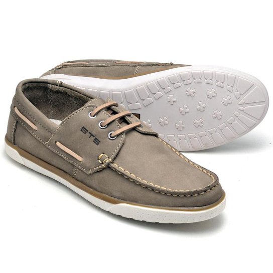Sapato Mocassim Masculino Dockside Social Casual Conforto Em Couro Legítimo Original - Bege Menor preço em Sapato Mocassim Masculino Dockside Social Casual Conforto Em Couro Legítimo Original - Bege