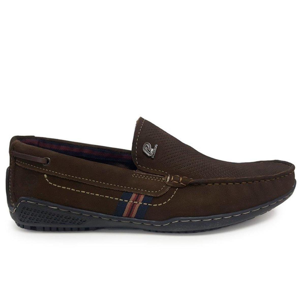 Sapato Mocassim Pegada Couro 141402 37/45 - Marrom | Netshoes