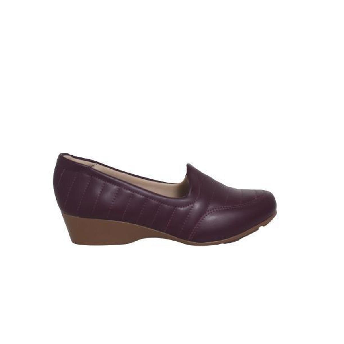 Sapato Modare Ultra Conforto Feminino - Vinho | Netshoes