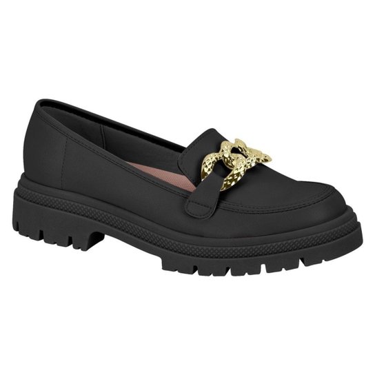Loafer Moleca Vizzano Sapato Moleca Mocassim Loafer Tratorado Feminino