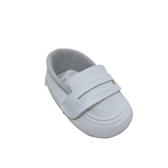 Sapato Pimpolho Bebê Infantil - Mocassim - Branco Menor preço em Sapato Pimpolho Bebê Infantil - Mocassim - Branco