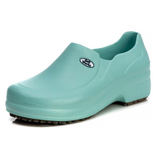 Sapato Profissional Soft Works Antiderrapante Com CA - BB65 - Verde claro