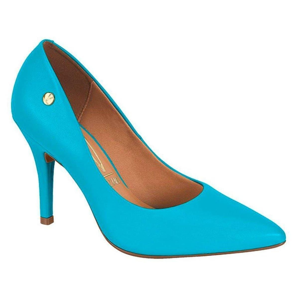Sapato Scarpin Vizzano 1184 1101 7286 33/40 - Azul Piscina | Netshoes