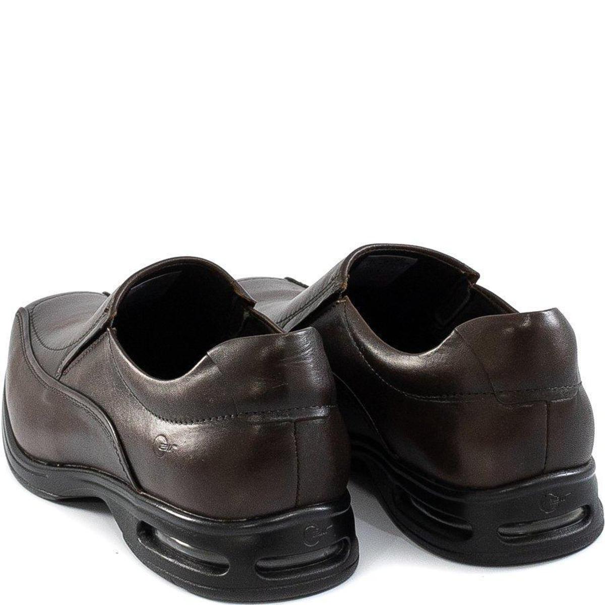 Sapato Slip On Smart Comfort Air Spot Democrata 448027 - Marrom | Netshoes