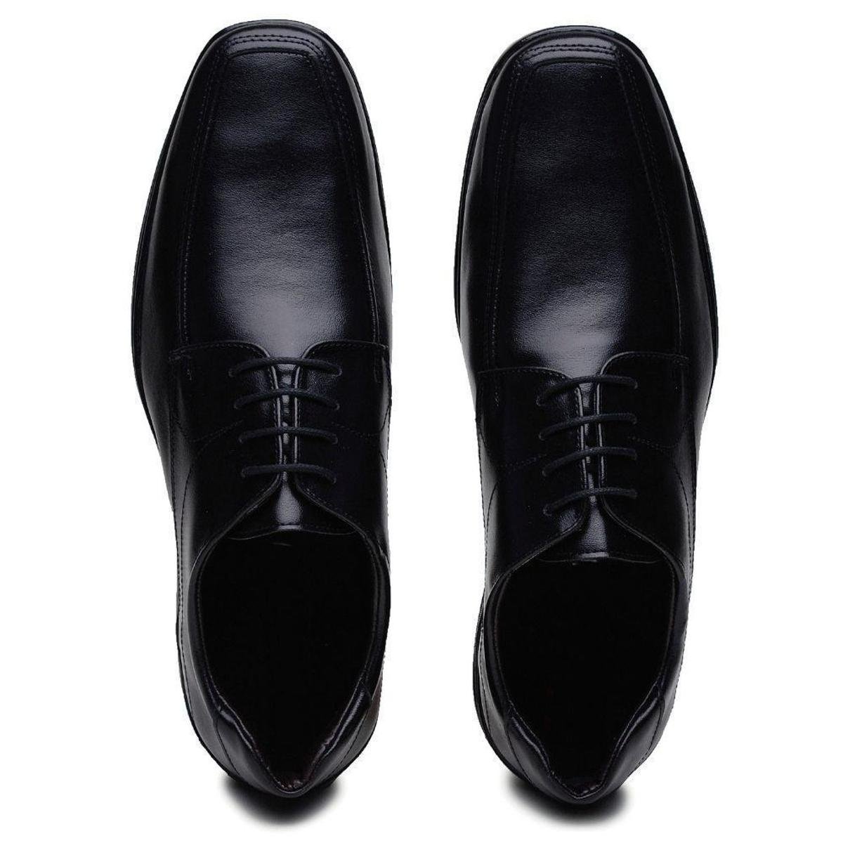 Sapato Social Argo Shoes Casual Confortavel Masculino Preto Netshoes