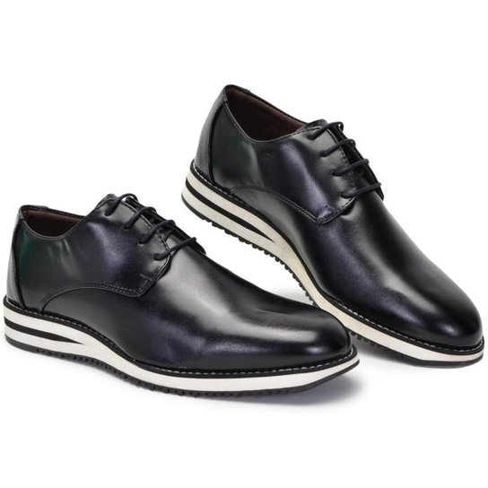 Sapato Social Casual Masculino Derby Oxford De Amarrar Super Macio e Leve - Preto é ruim? Sapato Social Casual Masculino Derby Oxford De Amarrar Super Macio e Leve - Preto é boa?
