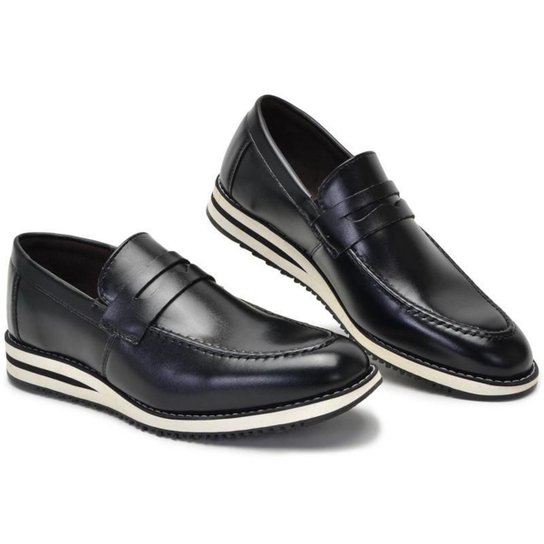 Sapato Social Casual Masculino Loafer Mocassim Super Leve e Macio 1121 - Preto é ruim? Sapato Social Casual Masculino Loafer Mocassim Super Leve e Macio 1121 - Preto é boa?