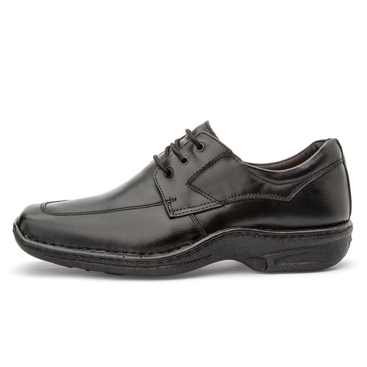 Sapato Social Pizada Calçados Preto - Compre Já | Netshoes