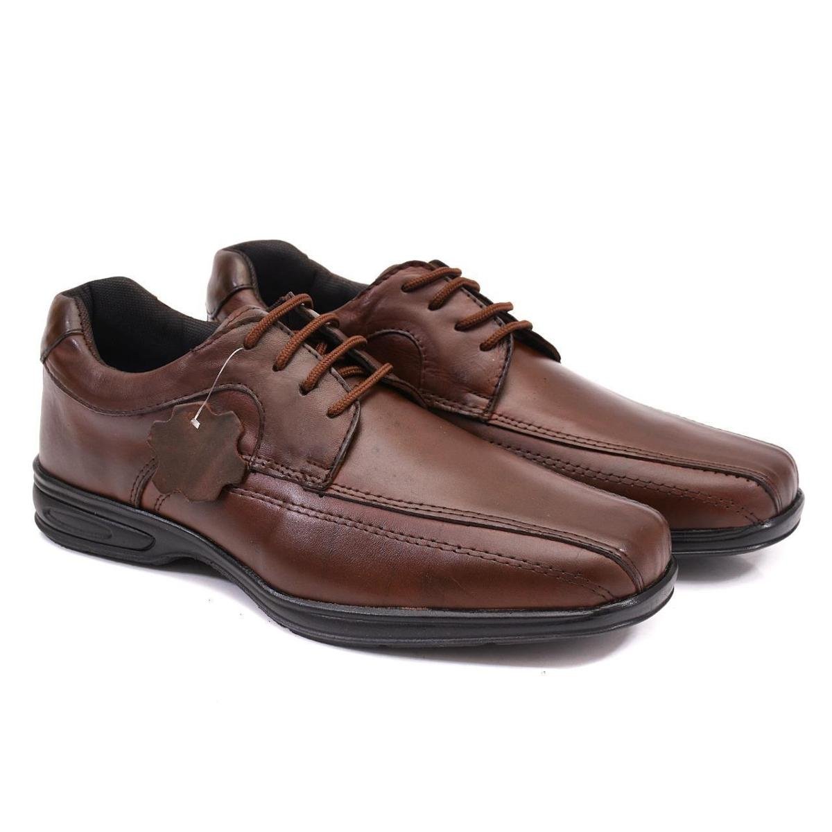 Sapato Social COURO Masculino Preto Estilo Conforto Menor preço em Sapato Social COURO Masculino Preto Estilo Conforto