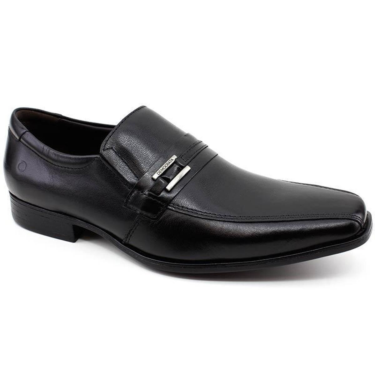 Sapato Social Democrata Prime Masculino - Preto | Netshoes