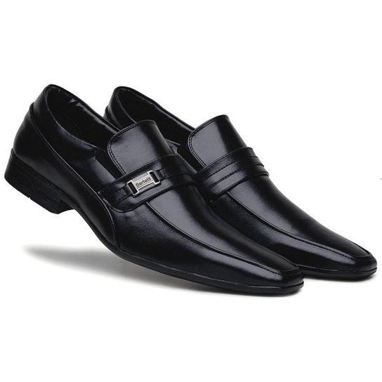 Sapato Social Europeu Anti Shock Bertelli - Preto Menor preço em Sapato Social Europeu Anti Shock Bertelli - Preto