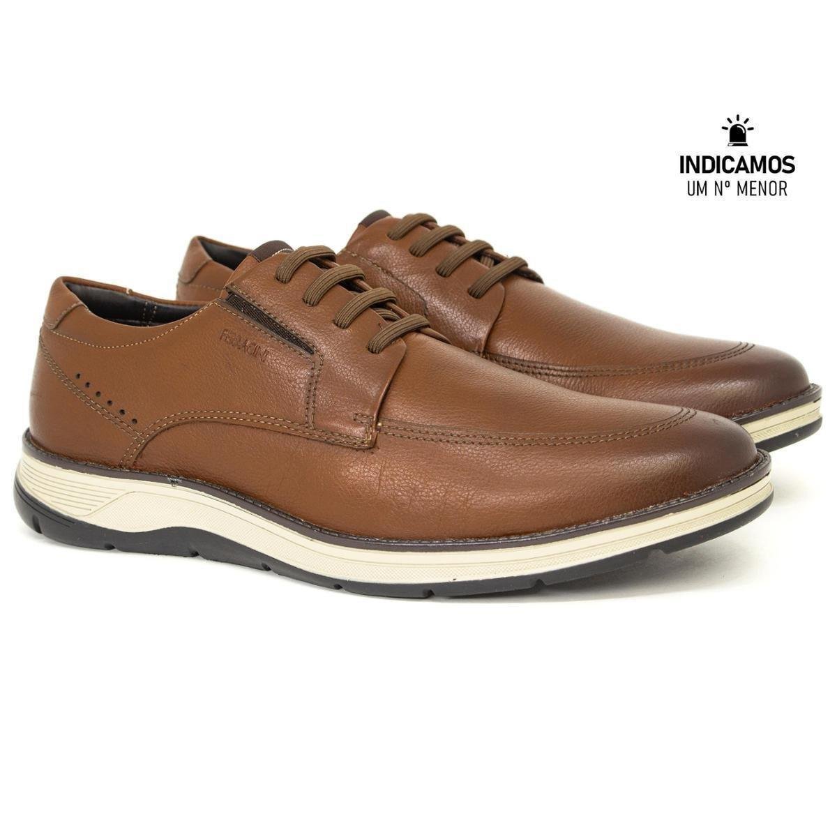 Sapato Social Ferracini 24h Fluence com Cadaço Couro 5546-559 Menor preço em Sapato Social Ferracini 24h Fluence com Cadaço Couro 5546-559