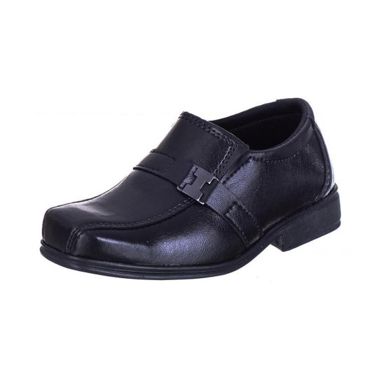 Sapato Social Infantil Masculino Palmilha EVA Conforto - Preto Menor preço em Sapato Social Infantil Masculino Palmilha EVA Conforto - Preto