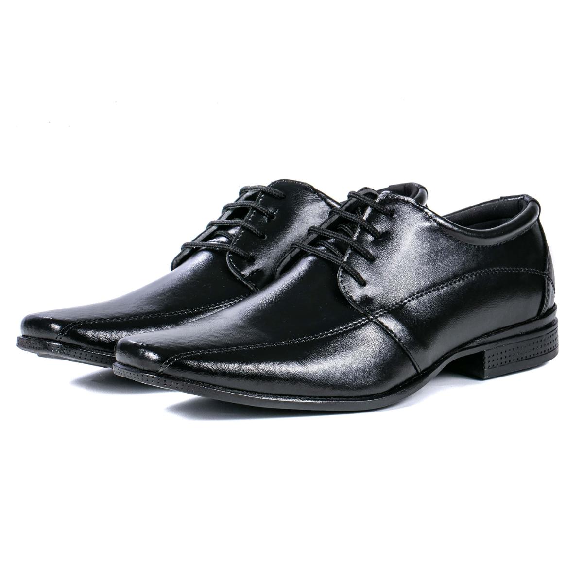 Sapato Social Masculino Com Cadarco Preto Menor preço em Sapato Social Masculino Com Cadarco Preto