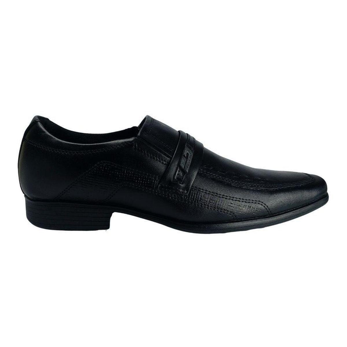 Sapato Social Masculino Couro Legitimo Pegada - Preto | Netshoes