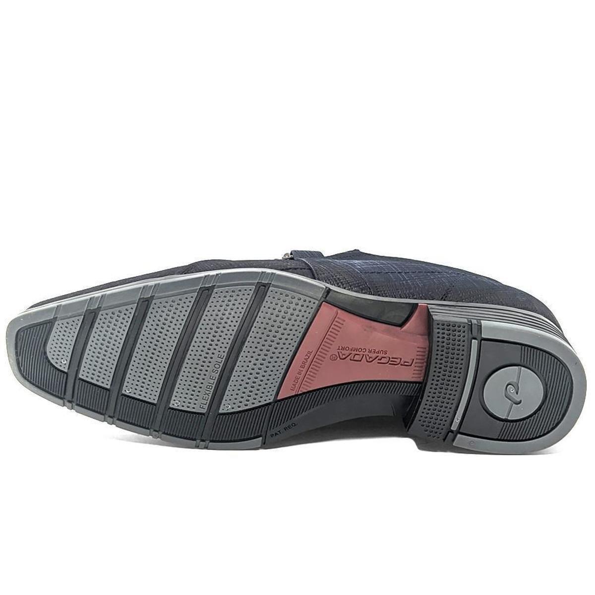 Sapato Social Masculino Couro Pegada Elegant 125803 - Azul | Netshoes