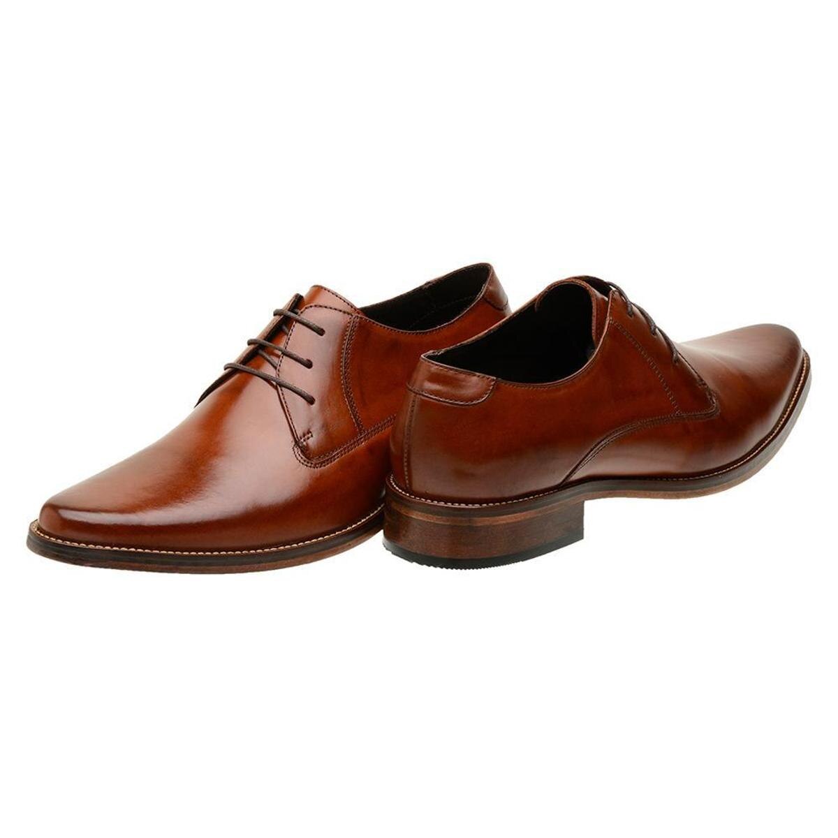 Sapato Social Masculino Malbork Couro Whisky Sola Couro 54214 - Caramelo |  Netshoes