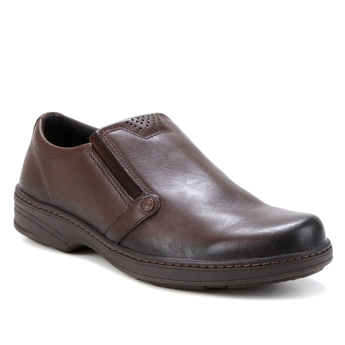 Sapato Social Pegada Sem Cadarço Masculino - Marrom | Netshoes