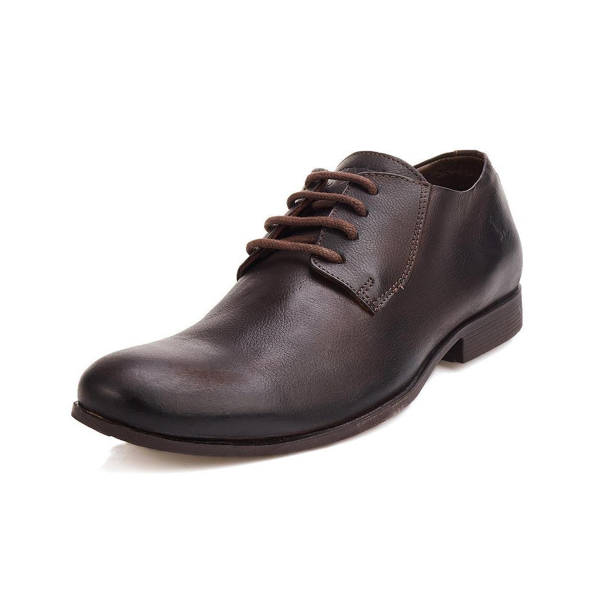 Sapato Social SideWalk Nobuck Rio Café - Café | Netshoes