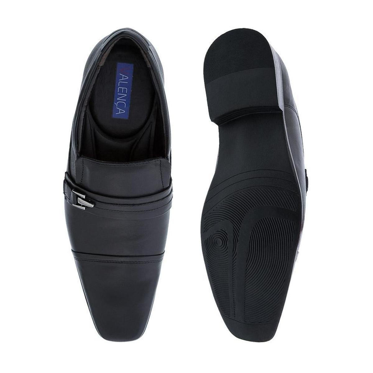 Sapato Social Valença Fivela Masculino - Preto | Netshoes