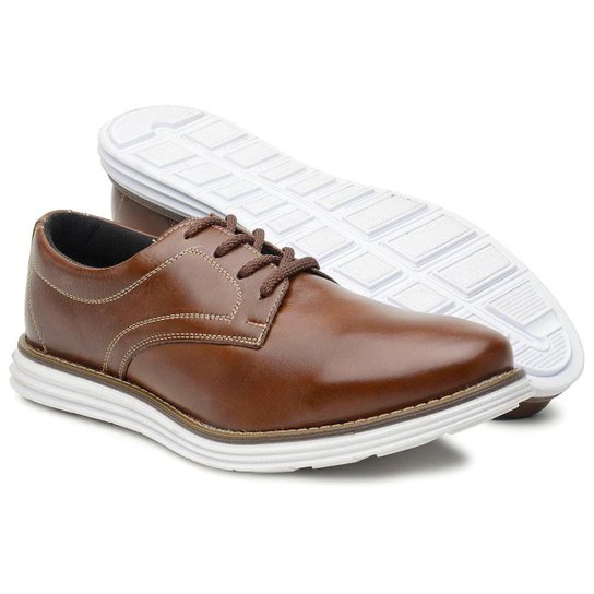 Sapato Tênis Oxford Masculino Casual Social Cadarço De Couro Legítimo Forrado Em Couro Macio - Caramelo Menor preço em Sapato Tênis Oxford Masculino Casual Social Cadarço De Couro Legítimo Forrado Em Couro Macio - Caramelo