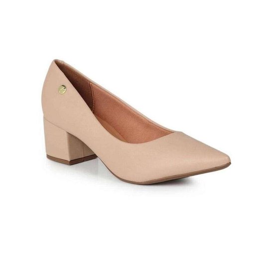 Sapato Vizzano Adulto Feminino - Creme Menor preço em Sapato Vizzano Adulto Feminino - Creme