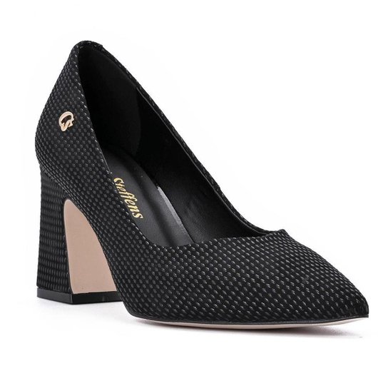 Scarpin Carmen Steffens Feminino Preto Netshoes1