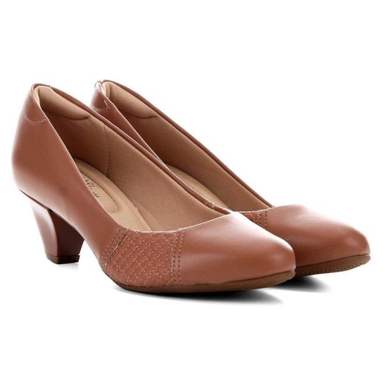 Scarpin Couro Modare Joanete Salto Baixo - Nude - 39 - Nude Menor preço em Scarpin Couro Modare Joanete Salto Baixo - Nude - 39 - Nude