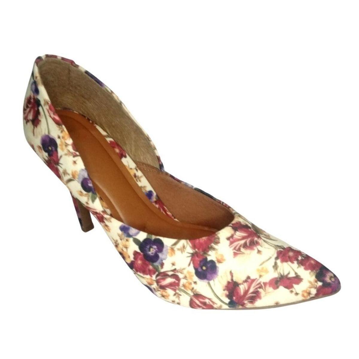 scarpin branco confort