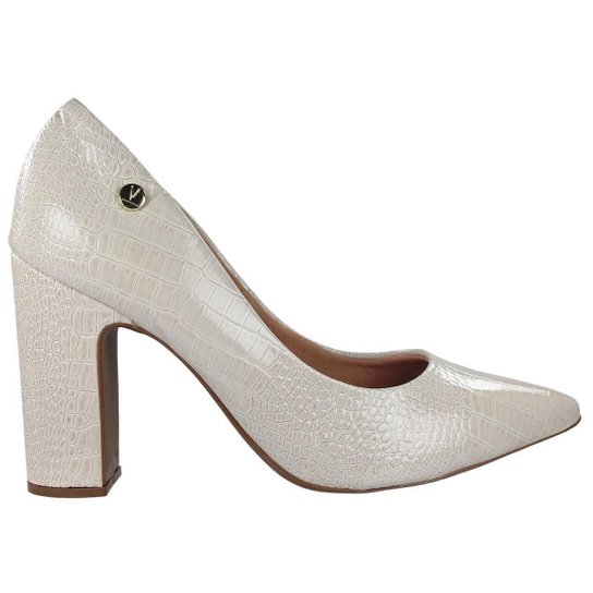 Sapato Boneca Salto Alto Scarpin Salto Medio Branco Scarpin