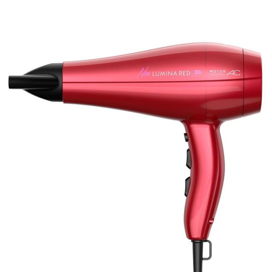 Secador New lumina red 3D - nac 220V - Vermelho