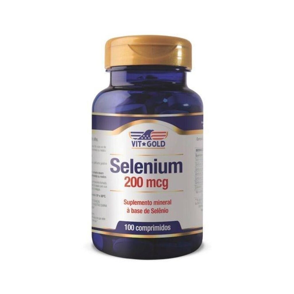 Selênio 200mcg - 100 Comprimidos - VitGold