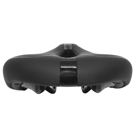 Selim Banco Bicicleta Velo CLV-0143 Vazado 277x158mm Preto - Preto