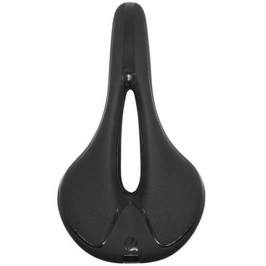 Selim Banco Bicicleta Velo CLV-0143 Vazado 277x158mm Preto - Preto