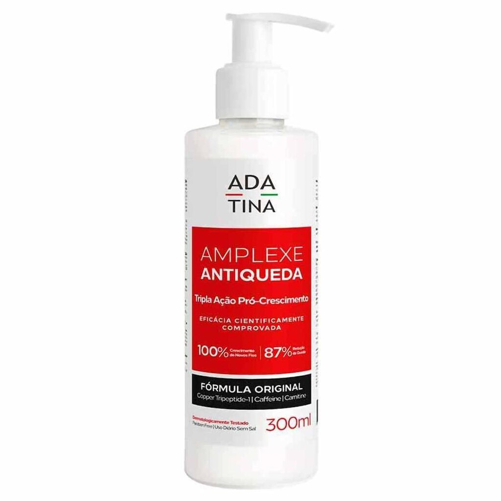 Shampoo Ada Tina Amplexe Antiqueda Tripla Ação Pró-Crescimento 300ml