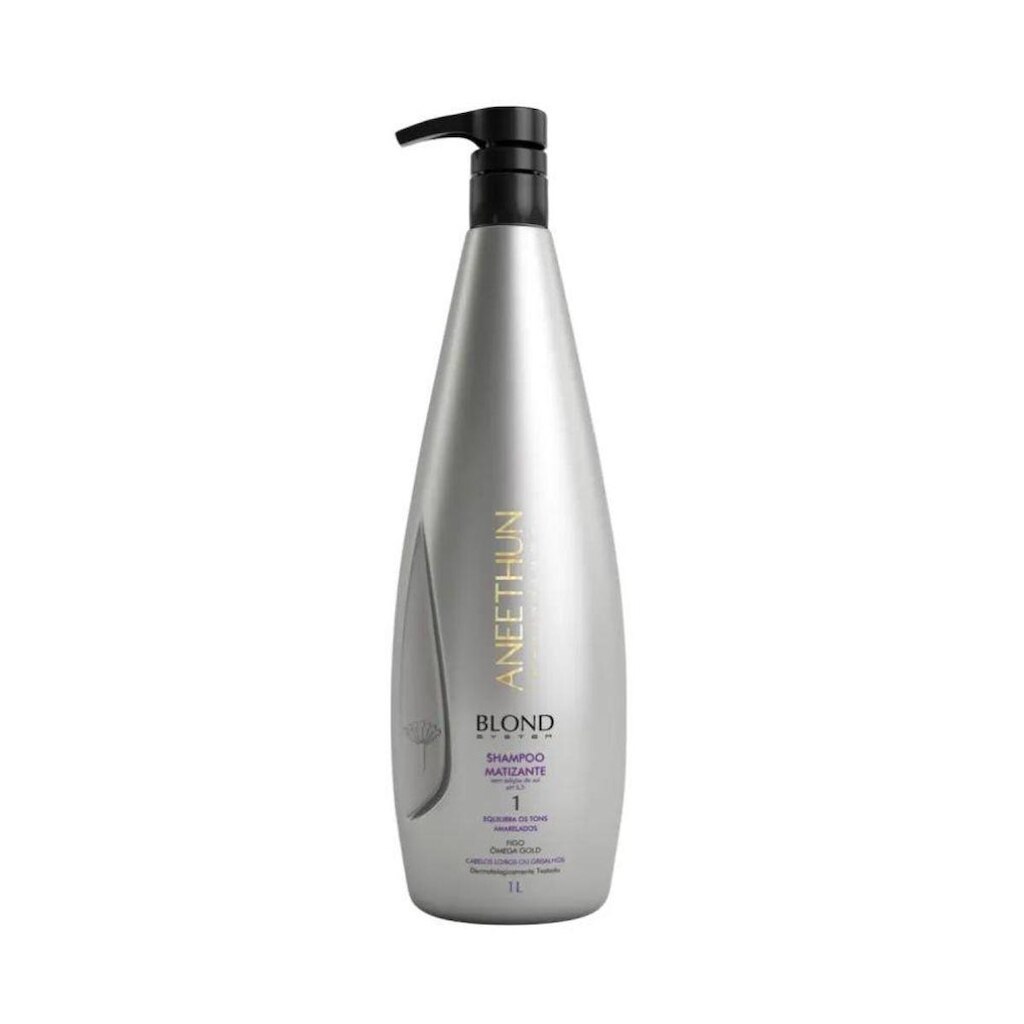 Shampoo Aneethun Blond Matizador 1 Litro