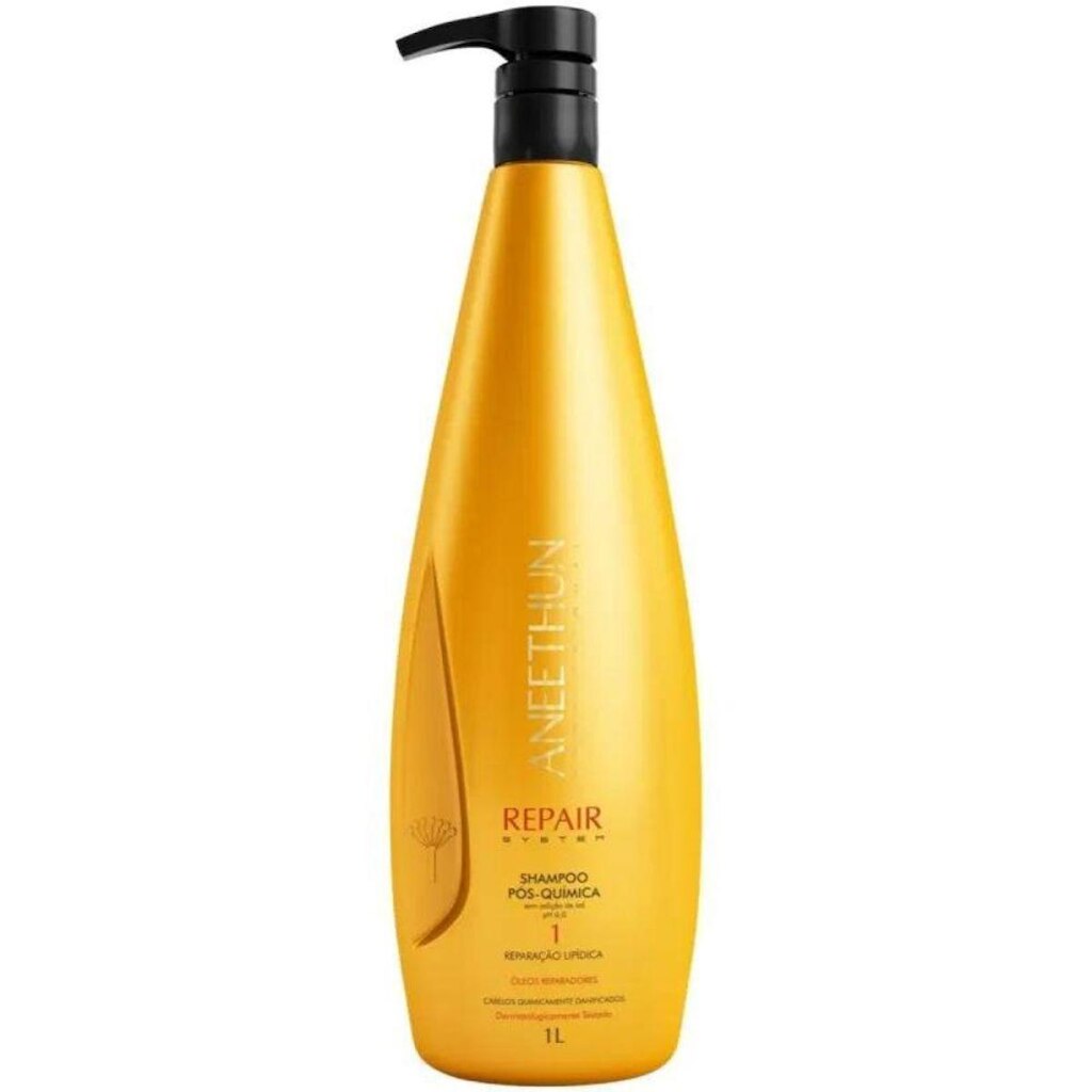 Shampoo Aneethun Repair Pós Química 1 Litro