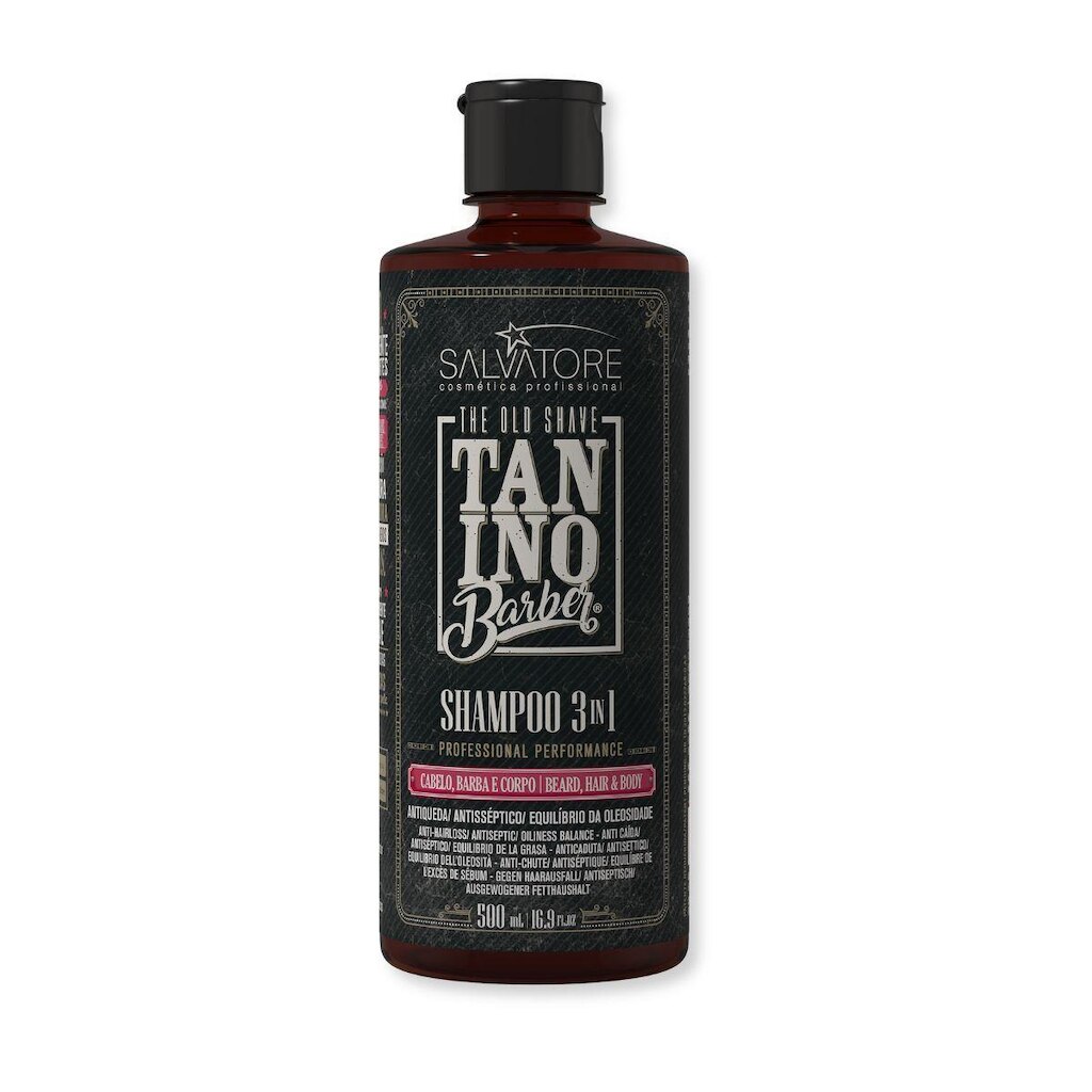 Shampoo Anticaspa 3 em 1 Tanino Barber Salvatore 500ml