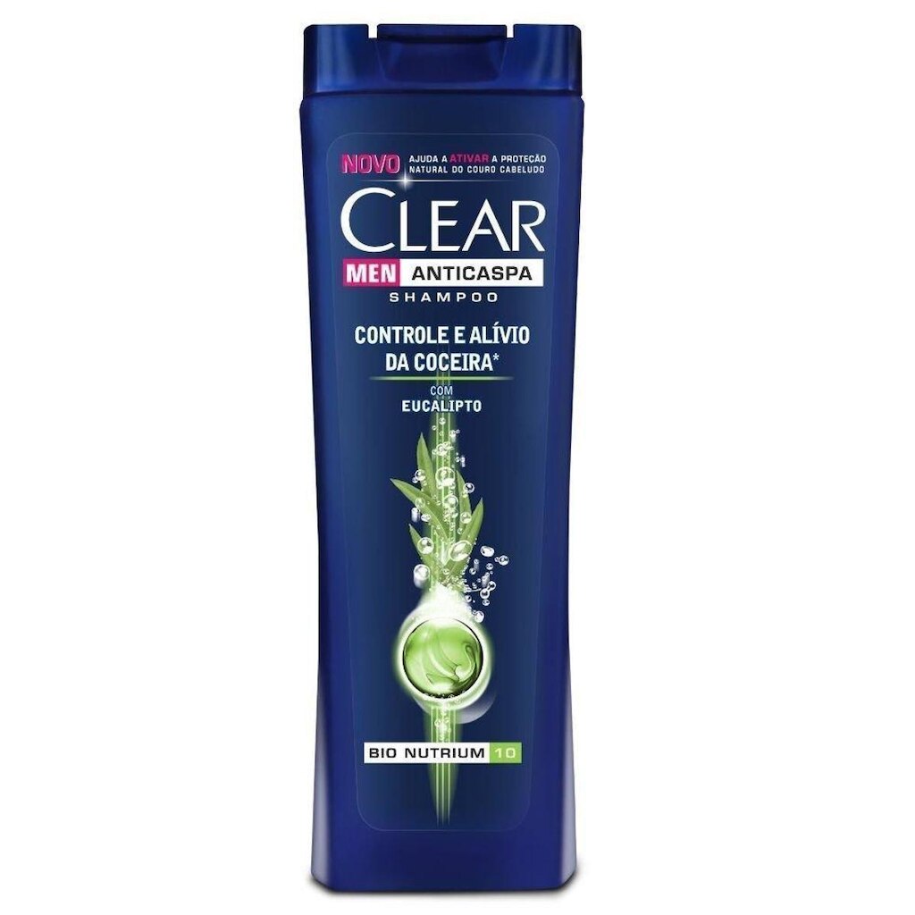 Shampoo Anticaspa Clear Men Controle e Alívio da Coceira 400ml