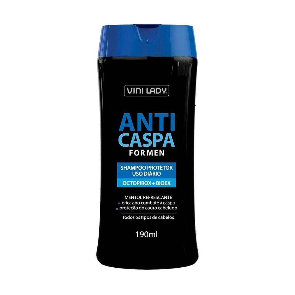 Shampoo Anticaspa For Men Octopirox + Bioex 190ml Vini Lady