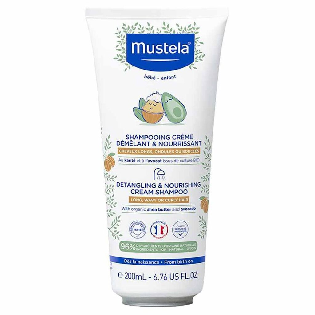 Shampoo Cachos Desembaraçados Mustela 200ml