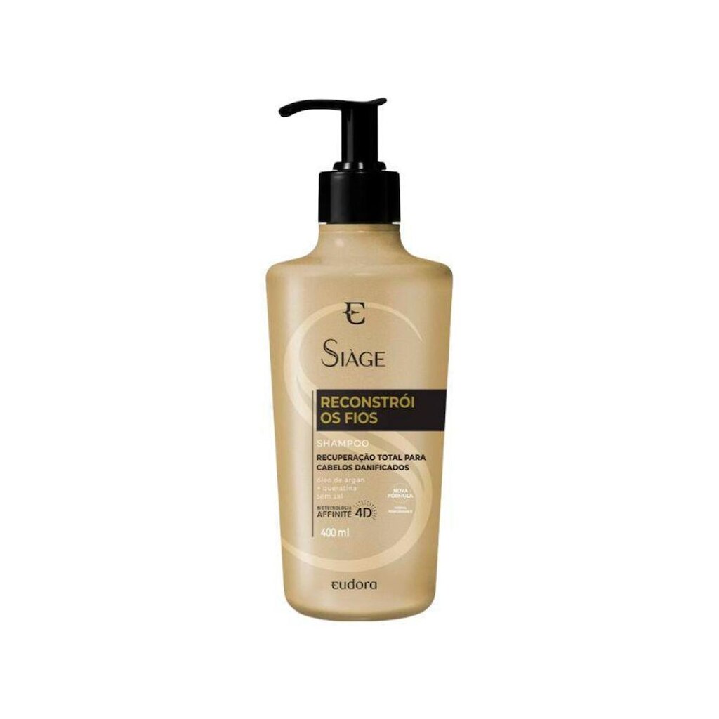 Shampoo Eudora Siàge Reconstrói os Fios 400ml