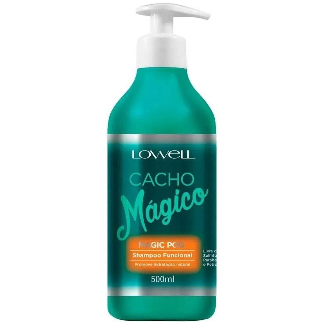 Shampoo Funcional Cacho Mágico 500 ml Lowell - 4010