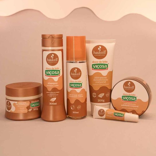Shampoo Haskell Doce de Leite Viçosa 300ml