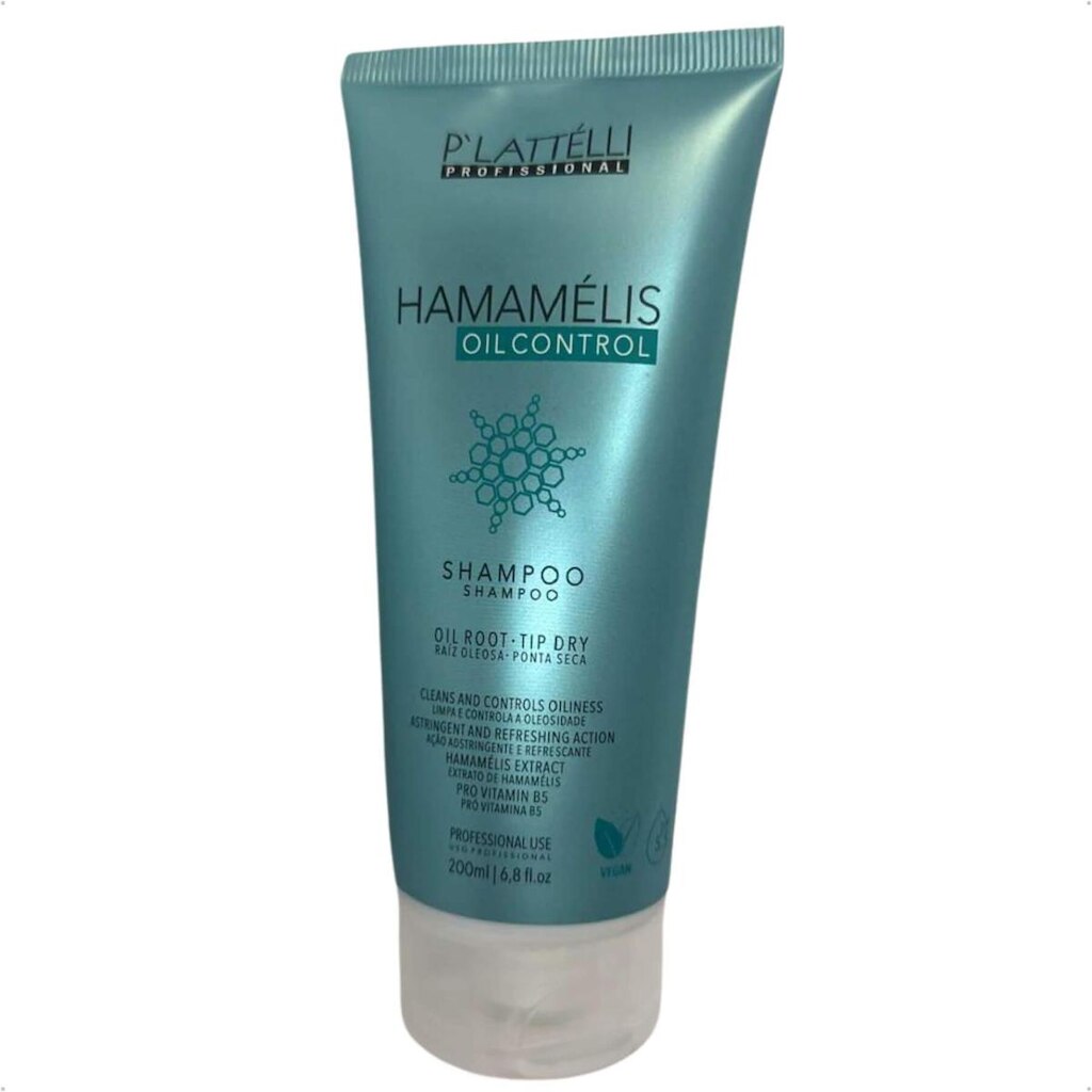 Shampoo P'lattelli Hamamélis Oil Control 200ml