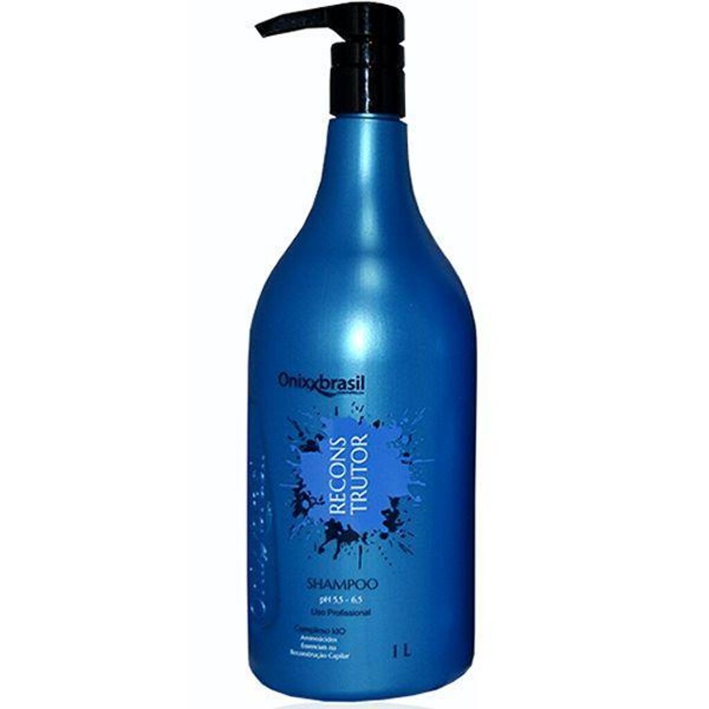 SHAMPOO RECONSTRUTOR  1 LITRO - ONIXX (AZUL)